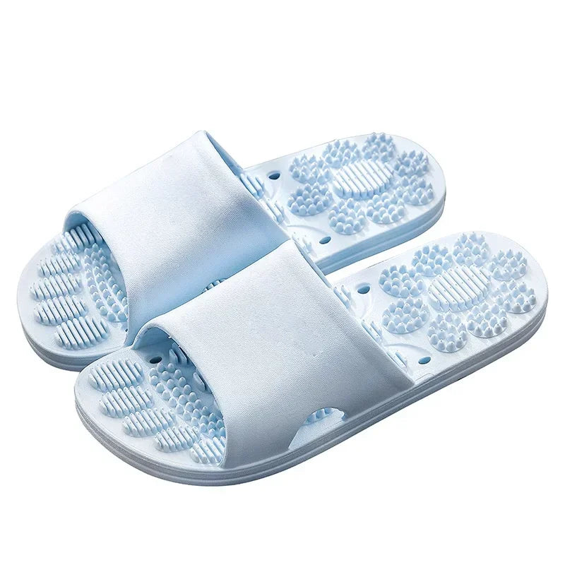 Reflexology Foot Massage Slippers Bath Slippers Tension Relief Acupuncture Feet Massager Household Slipper Foot Health Care - AMULET RING STORE