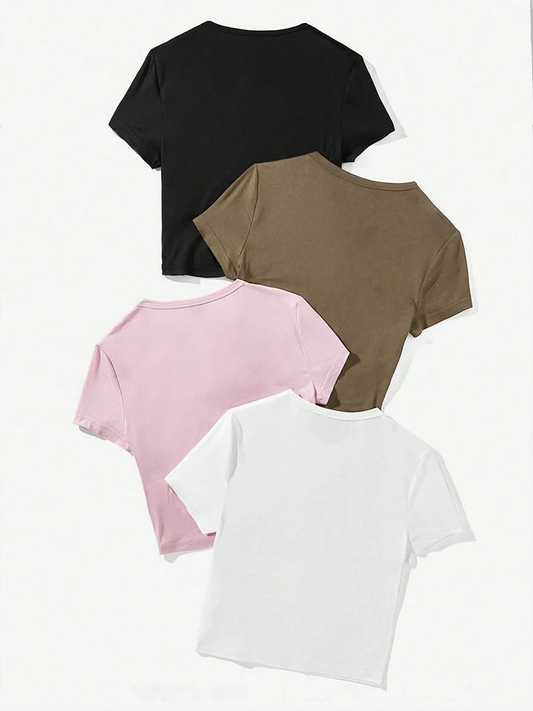 I Love My Hot Boyfriend Print Tshirt Women Hip Hop Summer Tops Street Harajuku Short T-Shirtelastic Comfortable Tshirts Female - AMULET RING STORE