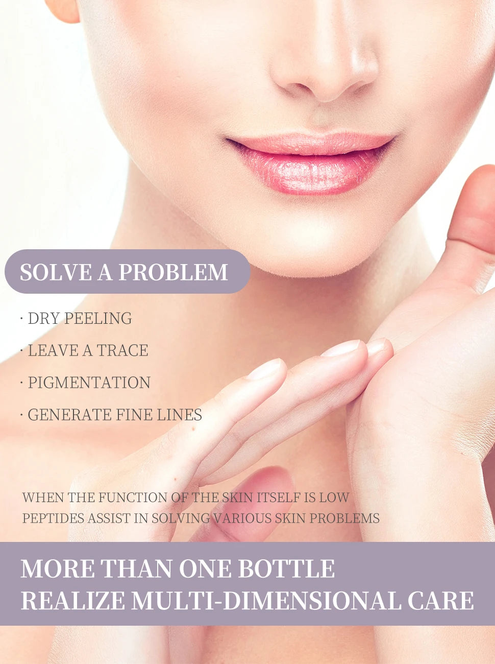 6 Peptide Essence Facial Refreshing Skin Care Set Contains Collagen to Improve Fine Lines, Brighten Skin, Moisturize and Nourish - AMULET RING STORE