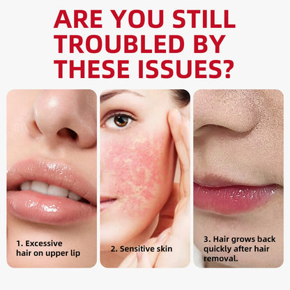 3 Minutes Fast Hair Removal Cream Painless Hair Growth Inhibitor Lip Face Arm Armpit Leg Permanent Depilatory for Men Women Care - AMULET RING STORE