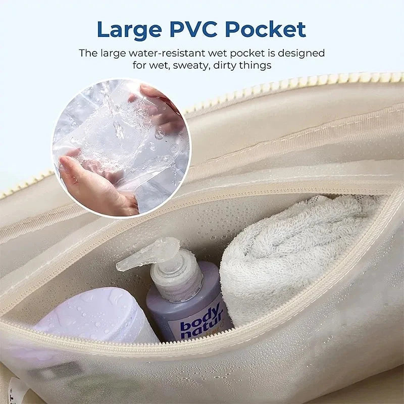 Travel Duffel Bag Lightweight Tote Bag Sport Shoulder Gym Bag Luggage for Women Weekender with Waterproof Multi Pocket