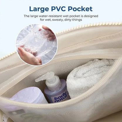 Travel Duffel Bag Lightweight Tote Bag Sport Shoulder Gym Bag Luggage for Women Weekender with Waterproof Multi Pocket