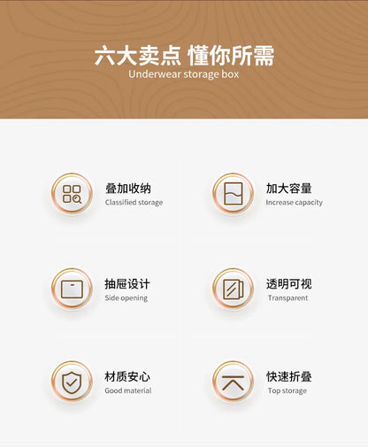 Large Capacity Foldable Storage Box Plastic Clothes Organizer Transparent Home Storage Trunk for Clothes Sundries Organizer - AMULET RING STORE