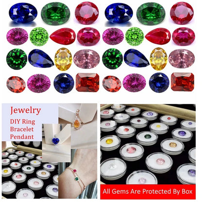 Box Set Large Yellow Sapphire 13x18mm 15.0Ct Unheated Oval Shape Natural VVS Loose Gemstone For Jewelry Making - AMULET RING STORE