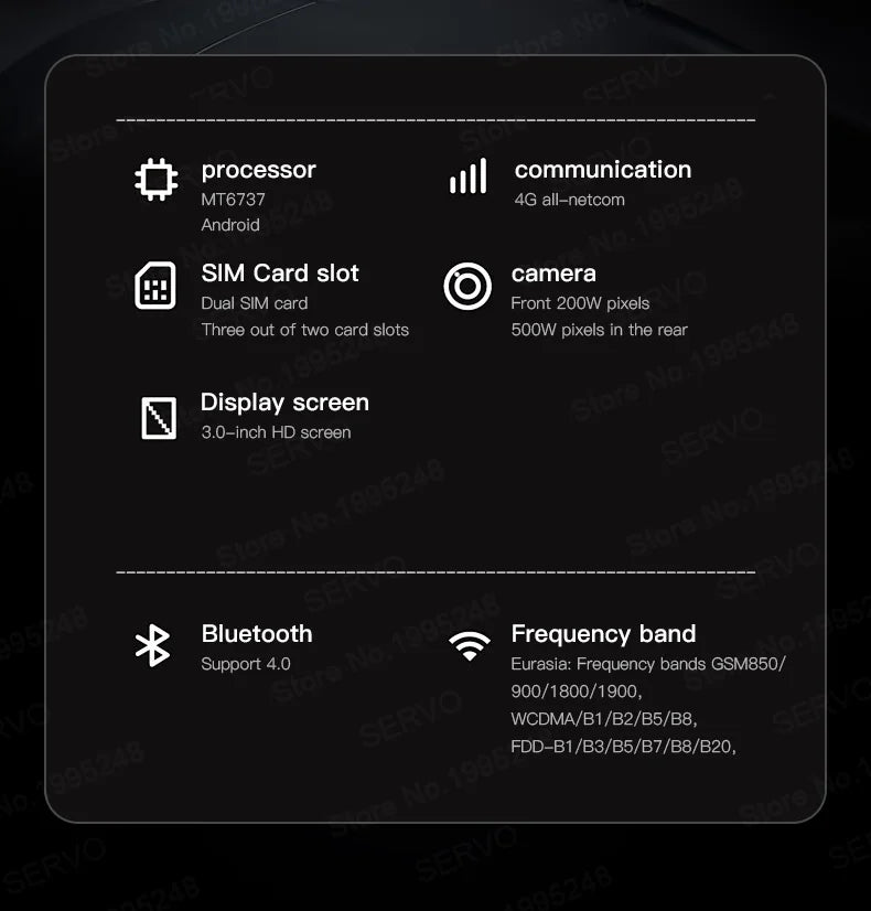 2024 New SERVO S24 Mini 4G Global Smartphone Android System Google Store 2000mAh Facial Unlock Small Smartphones Latest Upgrade - AMULET RING STORE