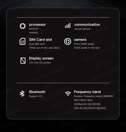 2024 New SERVO S24 Mini 4G Global Smartphone Android System Google Store 2000mAh Facial Unlock Small Smartphones Latest Upgrade - AMULET RING STORE