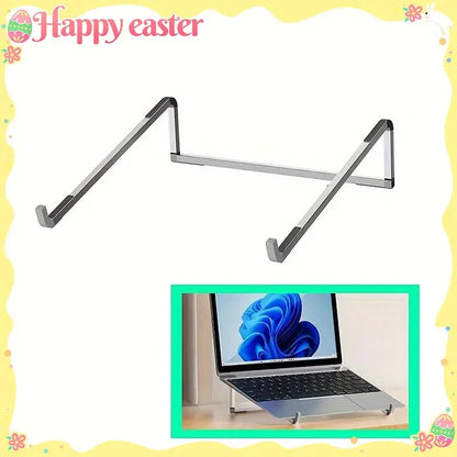 Universal Laptop Stand Foldable Adjustable Aluminum Alloy Notebook Holder Desktop Bracket for MacBook Air Pro Xiaomi - AMULET RING STORE
