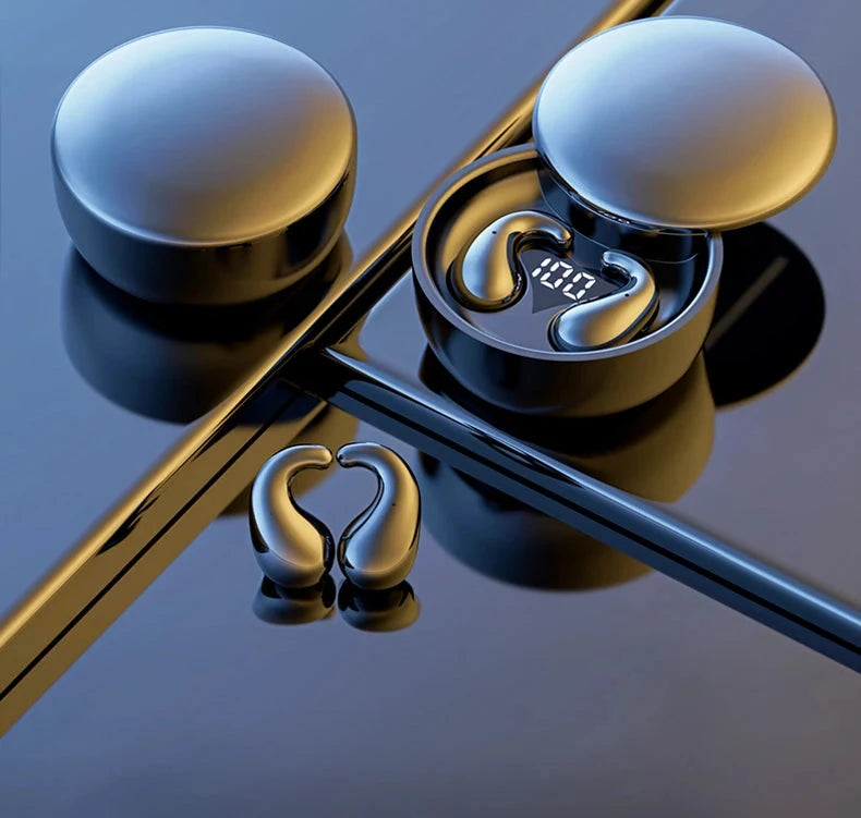 SK28 Ultra-thin Sleeping Headphones 5.4 Wireless Bluetooth Headset Invisible Earbuds Hidden In Ear Sports Earphones Waterproof