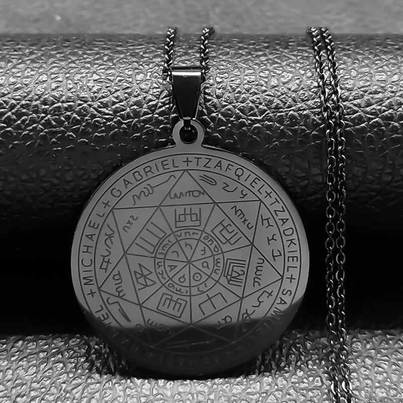 Seal of Seven Archangels and Solomon pendant