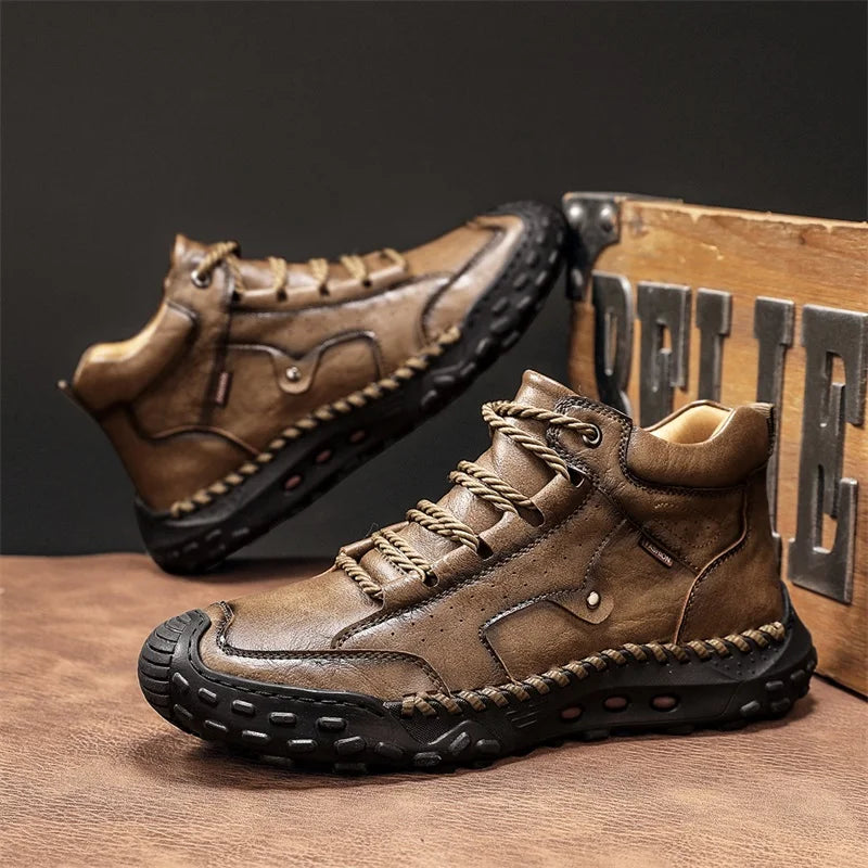 New Non-slip Mens Casual Leather Business Shoes