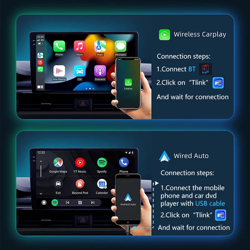 2 Din Android 10.0 Car Stereo Radio Multimedia Video Player For Honda Fit Jazz City 2002 2003 2004 2005 2006 2007 GPS Navigation - AMULET RING STORE