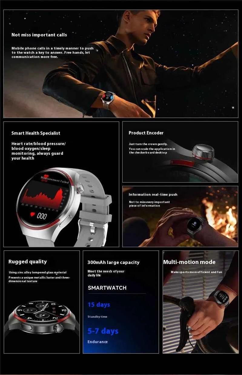 Watch 4Pro NFC GPS Smart Watch 360*360 HD Screen Heart rate Games Blood oxygen SmartWatch IP68 waterproof Sport Watches 2025 New