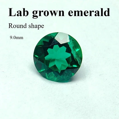 emerald Cut Lab Grown Columbia Emerald Natural color for DIY Jewelry Making Materials with Certificate Factory Wholesale price