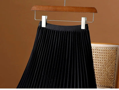 2023 Summer Tulle Mesh Gradient Skirt High-end High Waist Long Skirt Elegant Evening Party Sexy A-line Pleated Skirts Women Boho