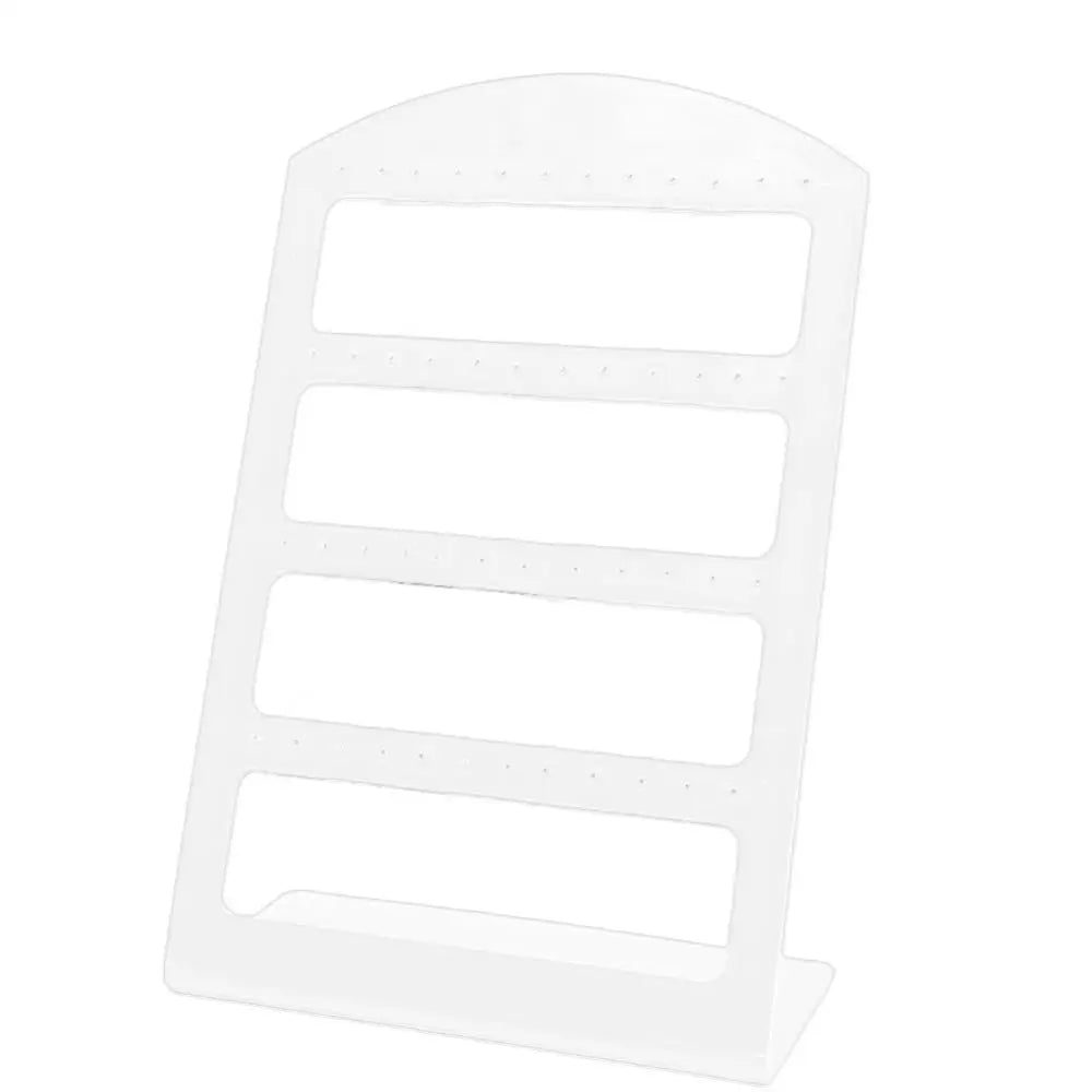 24/48 Holes Earrings Display Stand Holder Jewelry Show Rack Acrylic Organizer - AMULET RING STORE