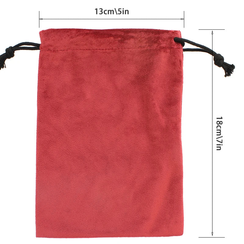 1pcs Multi Color Velvet Bag Jewelry Packing Velvet Drawstring Pouches Jewelry Gift Bags Display Chain Ring Packing Bags As Gift - AMULET RING STORE