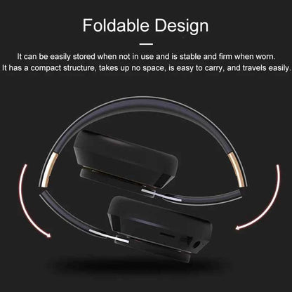 Headphones Bluetooth Wireless Headsets With Mic Music Gaming Sports Earpieces Great Bass Earphones Foldable Support TF SD-Card