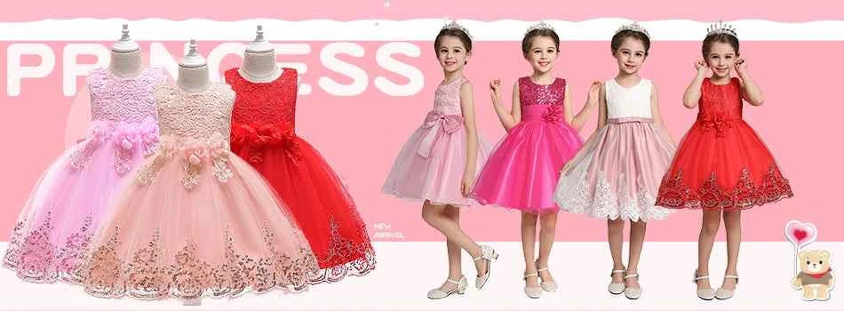 Baby girl dress three-dimensional butterfly Bubble sleeve mesh fluffy princess dress performance birthday party dress girl dress