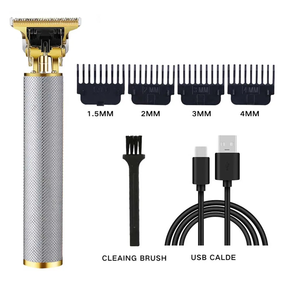 Professional Hair Clippers/Hair Trimmer/Beard Shaver for Men - Cordless Barber Clipper Hair Cutting Kit, Haircut Grooming Kit - AMULET RING STORE