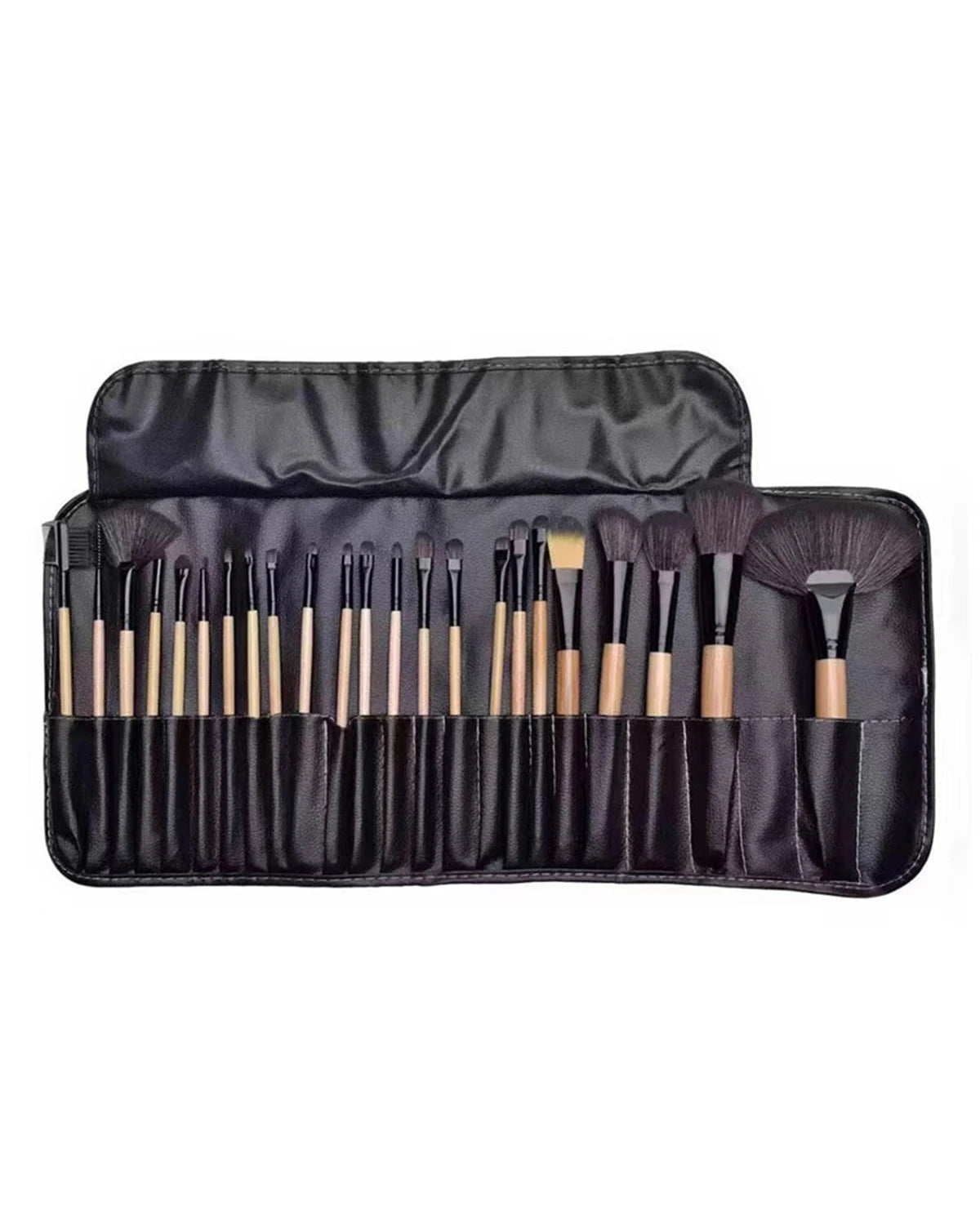 Free Gift Bag and Sponge for 24 pcs Makeup Brush Sets Cosmetics Brushes Eyebrow Powder Foundation Shadows Make Up Tools - AMULET RING STORE