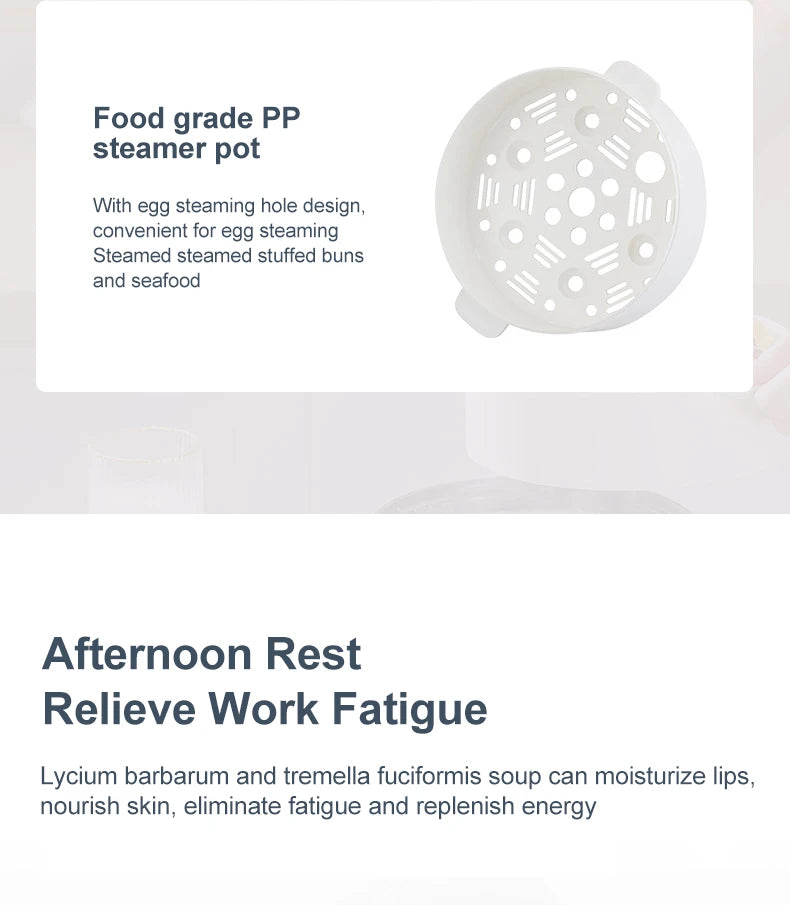 Electric Rice Cooker Multicooker Multifunction Pot Mini Hotpot Pan Soup Home Appliances for The Kitchen Pots Offers 1-2 People - AMULET RING STORE