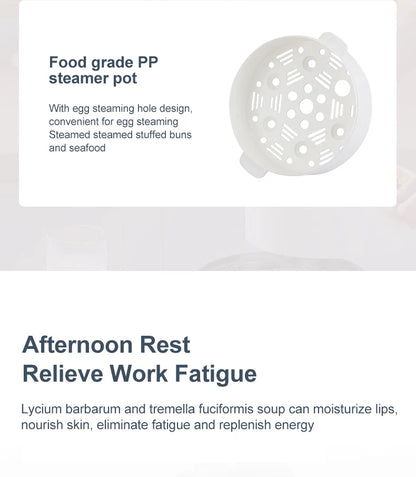 Electric Rice Cooker Multicooker Multifunction Pot Mini Hotpot Pan Soup Home Appliances for The Kitchen Pots Offers 1-2 People - AMULET RING STORE