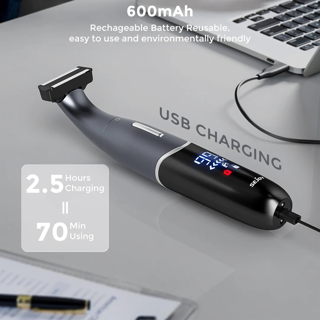 Sejoy 6 in1 Female Electric Epilator Body Hair Trimmer for Men Multifunctional Nose Trimmer Beard Ear Eyebrow Trimmer Shaver - AMULET RING STORE