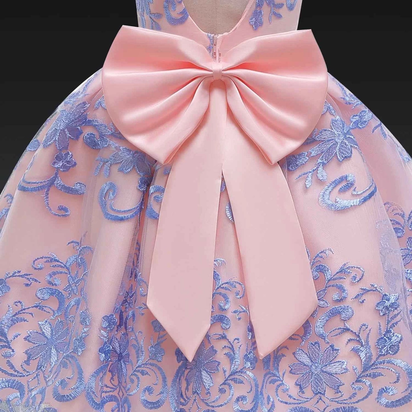 Toddler Princess Flower Dress Baby Girls Birthday Wedding Party Dresses