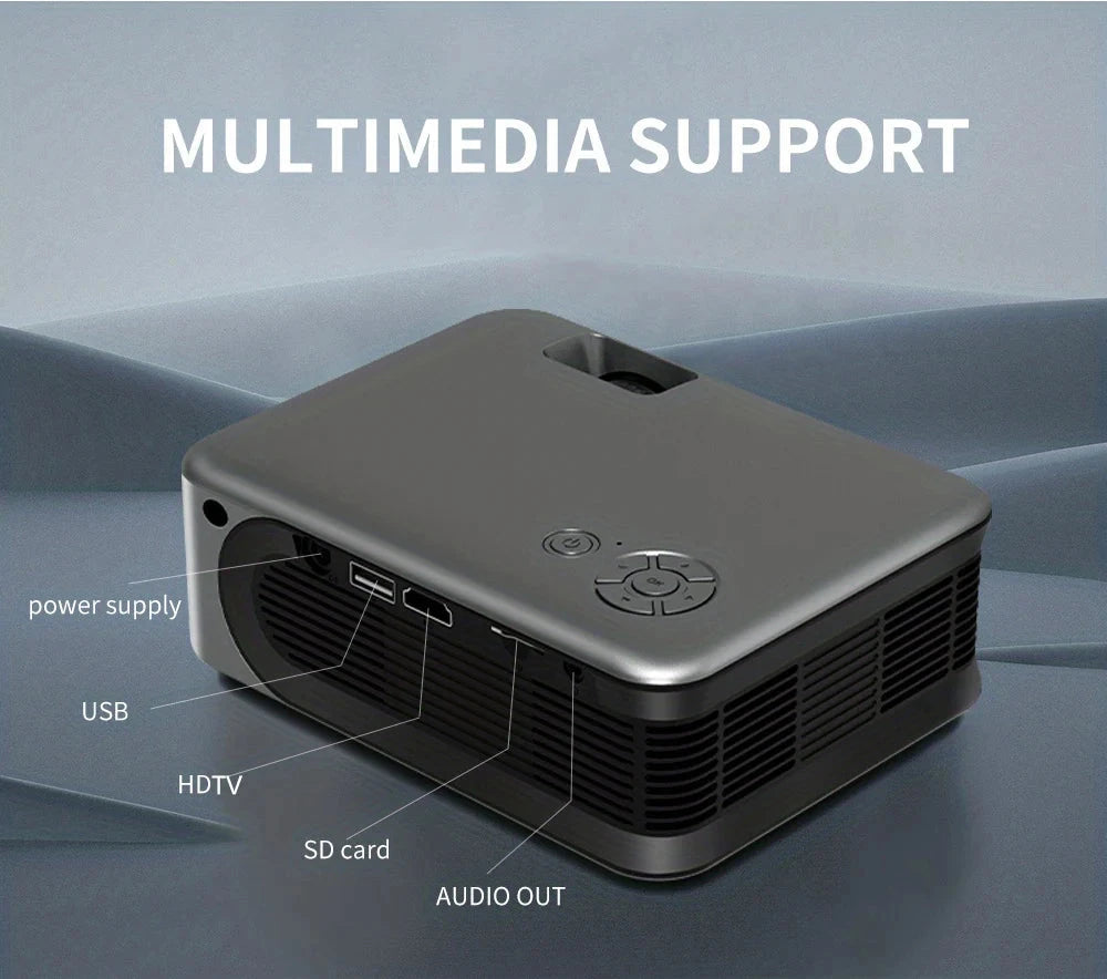 The YERSIDA A30C Wifi Mini Projector Cinema Syncs mobile phone with screen portable projector home supports 1080P movie projecto