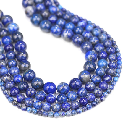 AAA Natural Stone Beads Lapis Lazuli Citrine Green Aventurine Amethyst Jasper Beads For Jewelry Making DIY Bracelet Accessories - AMULET RING STORE