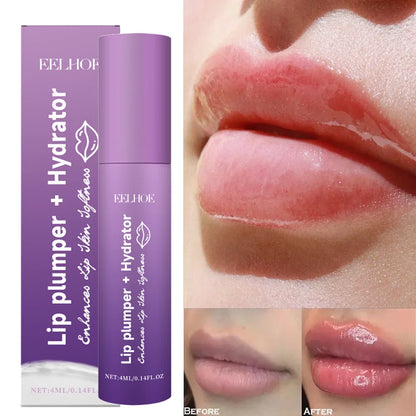 Instant Lip Plumping Essential Oil Fuller Lip Gloss Serum Last Nourishing Anti wrinkle Moisturising Sexy Lip Care Mask Makeup - AMULET RING STORE