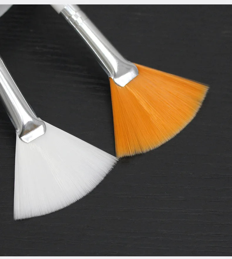 10/20/50pcs Fan Shape Facial Mask Brush Multifunctional Makeup Brushes Essential Oil Women Facial Body Beauty Makeup Tools Brush - AMULET RING STORE