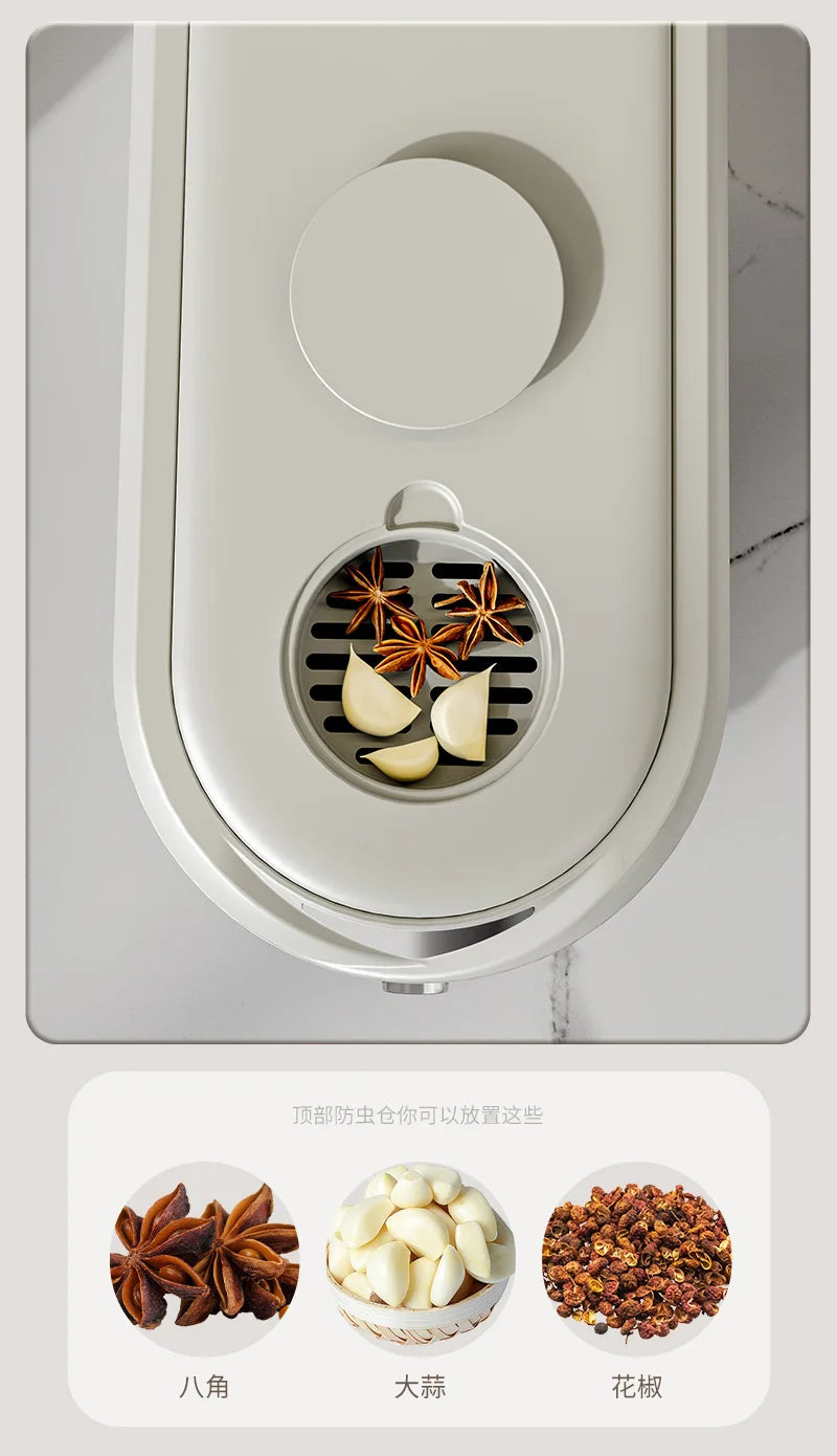 Mii Bucket Home 2025 New Model Sealed Rice Container Rice Box Anti-Pest and Anti-Damp Kitchen Storage Container High-End