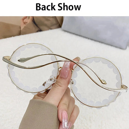 Pearls Decorative Sunglasses Women Luxury Fashion Trend Sun Glasses Gradient Color Lenses UV Protection Eyewear Fast Shipping