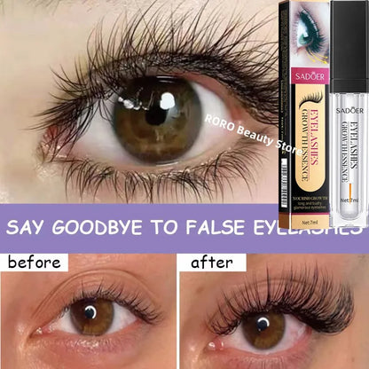 Fast Eyelash Growth Serum 7 Days Lashes Eyebrow Enhancer Product Longer Fuller Thicker Extension Treatment Lash Lift Care Makeup - AMULET RING STORE