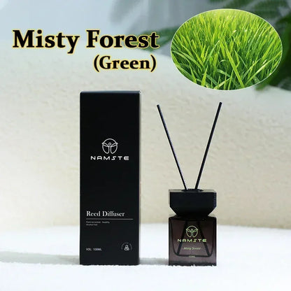 NAMSTE 100ML Reed Diffuser Stick Fragrance oil Aromatherapy Flameless Hotel Home SPA Aromatherapy Air Freshener Fragrance Scent - AMULET RING STORE