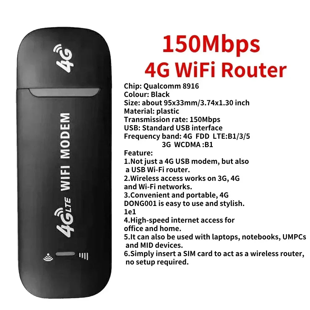 M9S/MF68E/H5577R 4G Lte Router Wireless Wifi Portable Modem Mini Outdoor Hotspot Pocket Mifi 150mbps Sim Card Slot Chip 3000mAh - AMULET RING STORE
