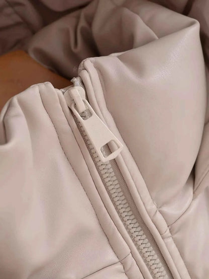 Winter Women's Cold Coat Winter Jackets For Women 2023 Warm Leather PU Parkas Winter Coat Promotion Female Outerwear