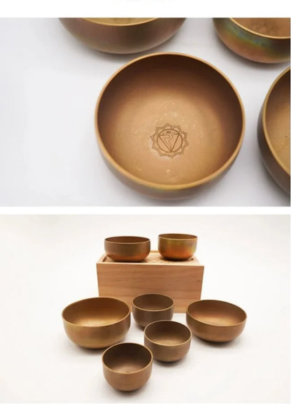 Singing Bowl Meditation Accessories Therapeutic Original Buddha Tibetan Bowls Sound Therapy Musical Percussion Instruments - AMULET RING STORE