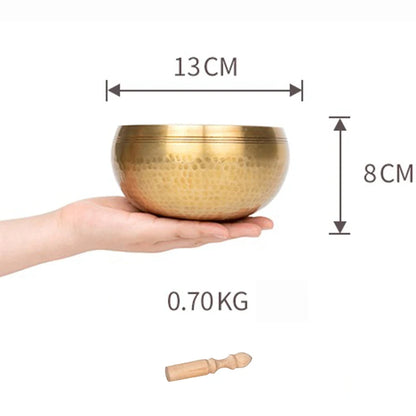 Nepal Singing Bowl Handmade Copper Bowl Sound Healing Yoga Meditation Professional Original Tibetan Bowls Buddha Instrument - AMULET RING STORE