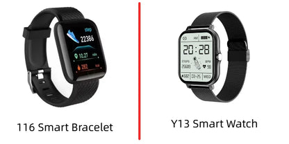 Multifunction Smart Watch For Men Women Kids Message Remind Music Control Sport Step Calories D13 Smartwatch Alarm Clock 116Plus - AMULET RING STORE