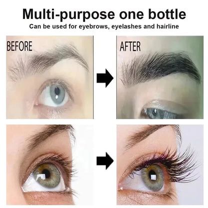 Fast Eyelash Growth Serum 7 Days Lashes Eyebrow Enhancer Product Longer Fuller Thicker Extension Treatment Lash Lift Care Makeup - AMULET RING STORE