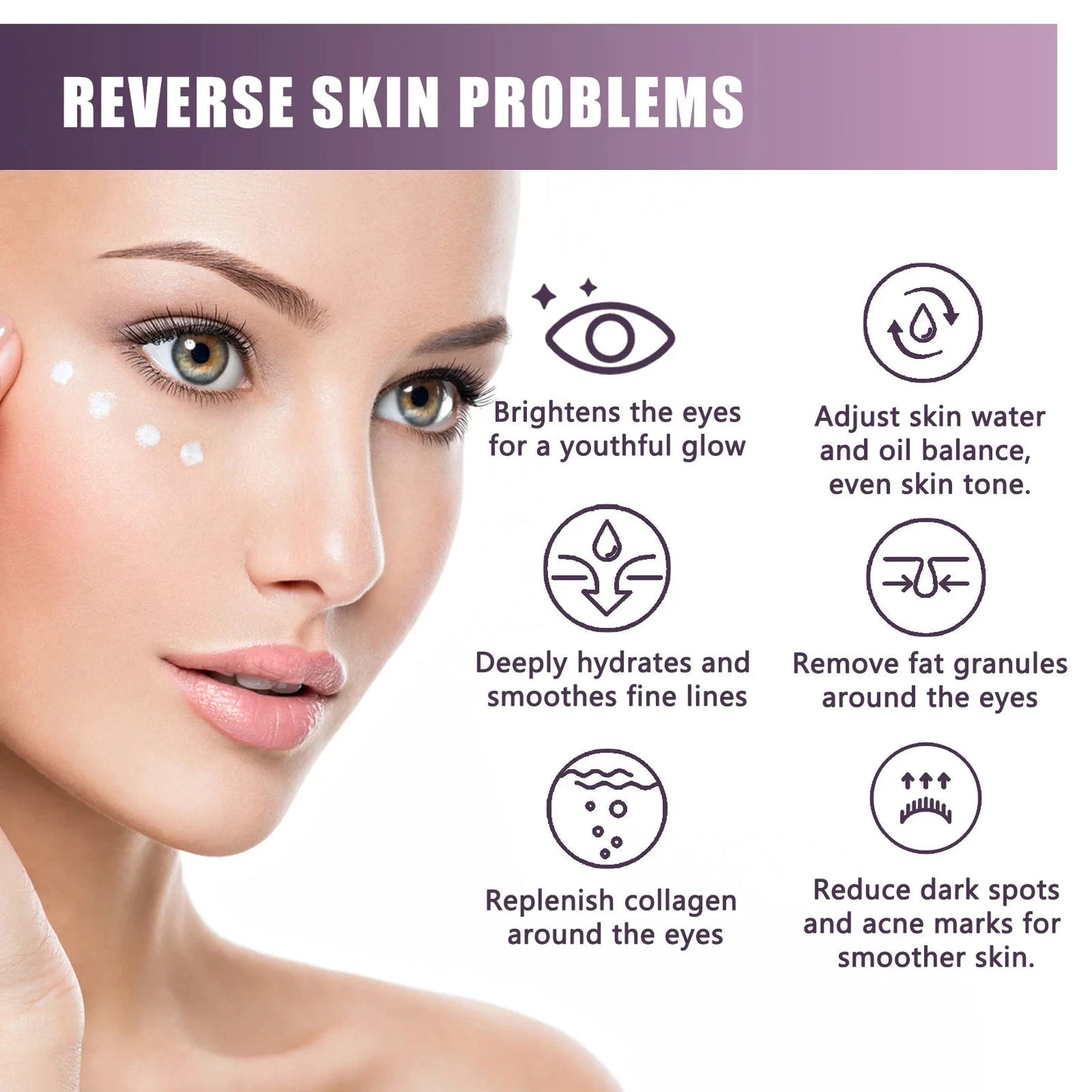 Electric Massage Eye Cream Anti Wrinkle Eye Patches Moisturizing Improve Bags Nourish Area Against Puffiness Bags Hydrate - AMULET RING STORE