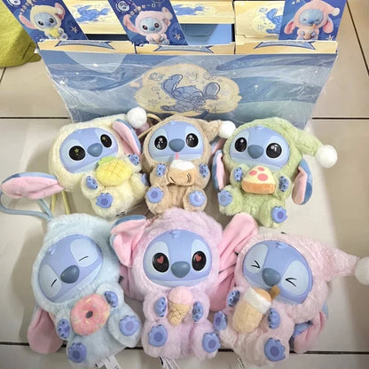 New Stitch Eat Some Thing Before Sleep Series Vinyl Blind Box Bag plush Pendant Cute Doll Mystery Box Toy Adult Gift - AMULET RING STORE