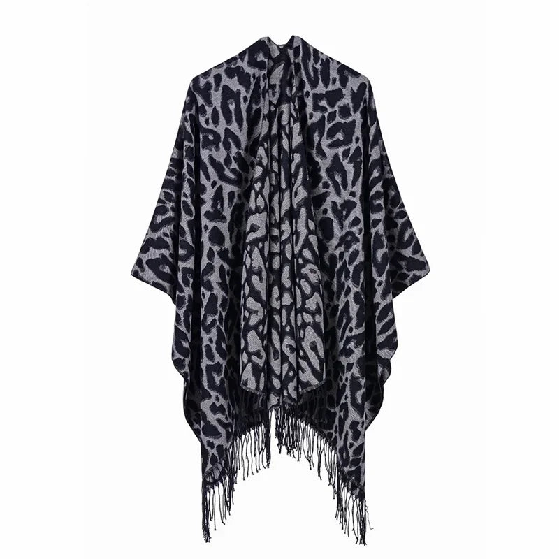 Winter Fashion Poncho Women Capes Scarf Imitation Cashmere Ladies Scarves Warm Shawls Wraps Woman Ponchos Bufanda Mujer Foulard