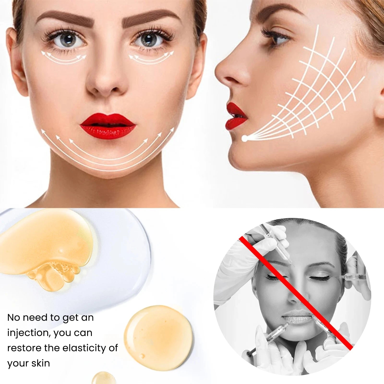 Ginseng essence water Reduce fine lines and brighten skin tone, moisturizes and tightens skin, facial skin care product - AMULET RING STORE