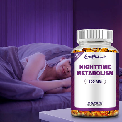 Nighttime Metabolism Capsules - Weight Management,Promote Fat Burning, Accelerate Metabolism - 120 Capsules