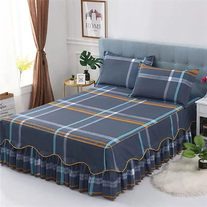 Sheet Set Household with Pillowcase Fashion Modern Water-proof Universal Skin-friendly Single Double Home Textile Bedding Luxury