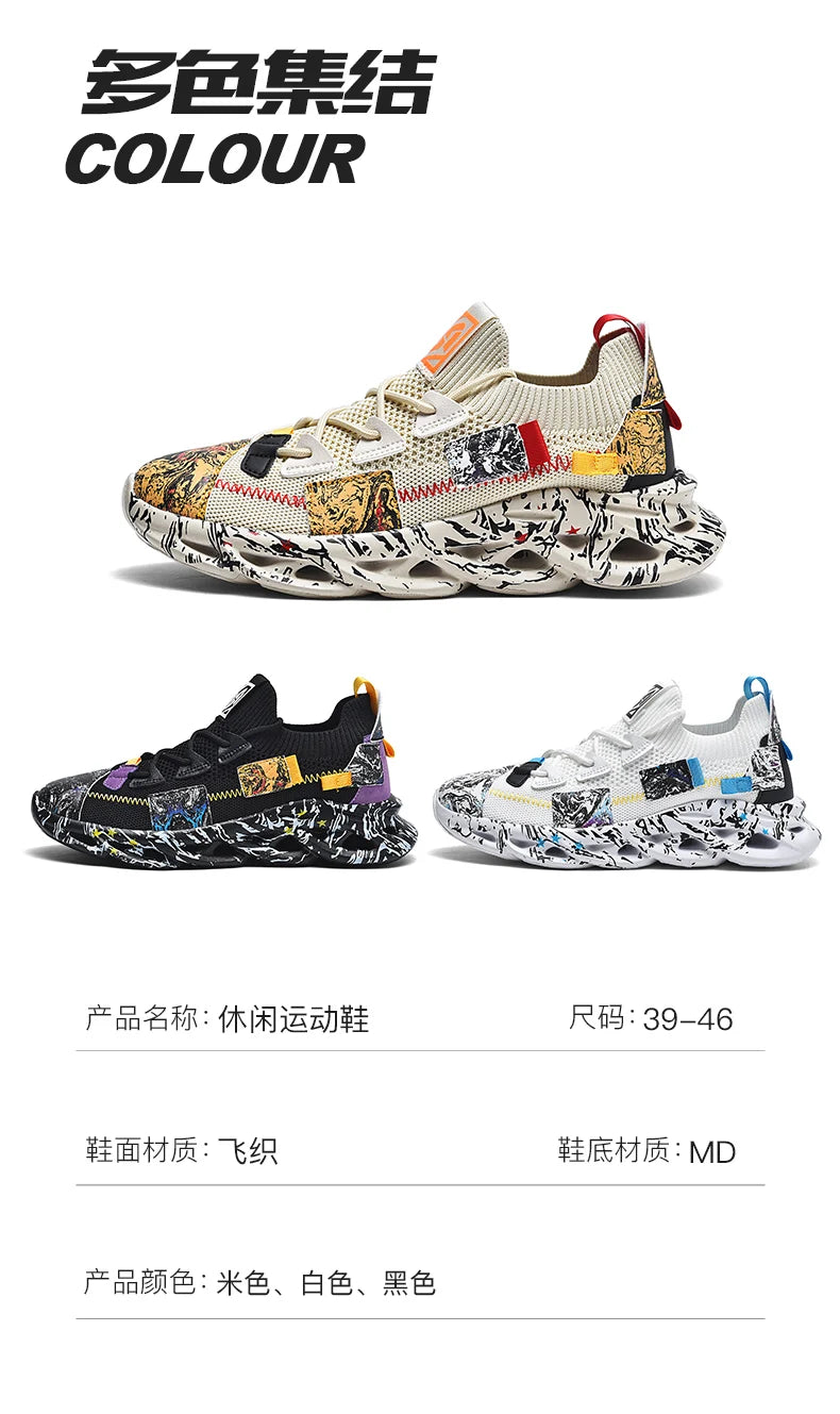 Shoes men Sneakers Male casual Mens Shoes tenis Luxury shoes Trainer Race Breathable Shoes fashion loafers running Shoes for men - AMULET RING STORE