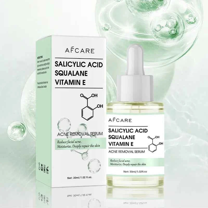 Anti-Acne Face Serum Salicylic Acid Acne Removing Essence Squalane Vitamin E Moisturizing Brightening Korean Skincare Products